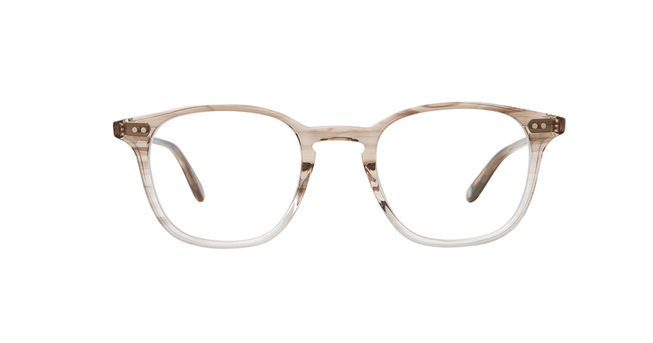 Clark Sandstorm Tortoise takes a back-to-basics approach with balanced proportions that suit most face shapes. A sleek square eyeglass shape with great balance and fine details. Hand Finished in LA. 