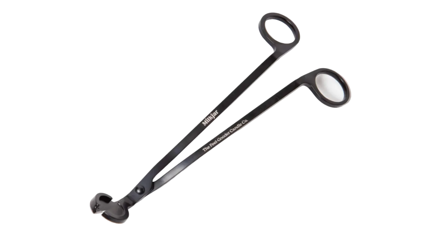 Black metal tool with 'Milkjar' branding on a white background