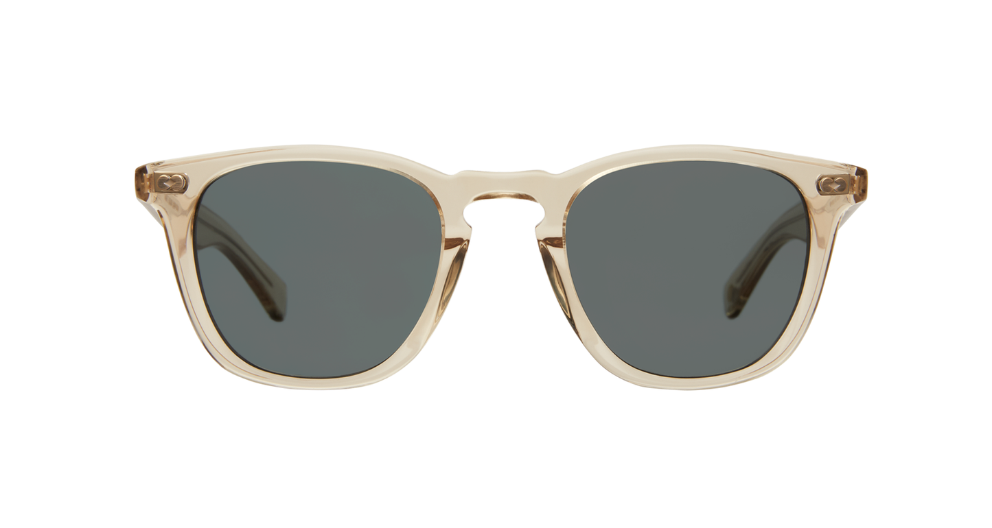 Brooks X Sunglasses in Champagne color, the color has a translucency to it. The color is not opaque.
