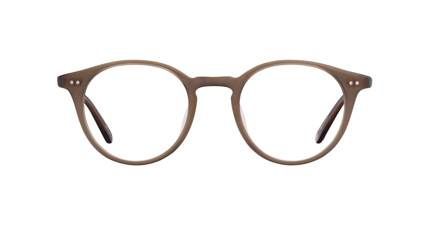 Inspired by the mid-century, Clune Matte Espresso is a modern take on the classic P3 eyeglass silhouette, with a distinctive round shape and lightweight acetate construction. Hand Finished in LA. 