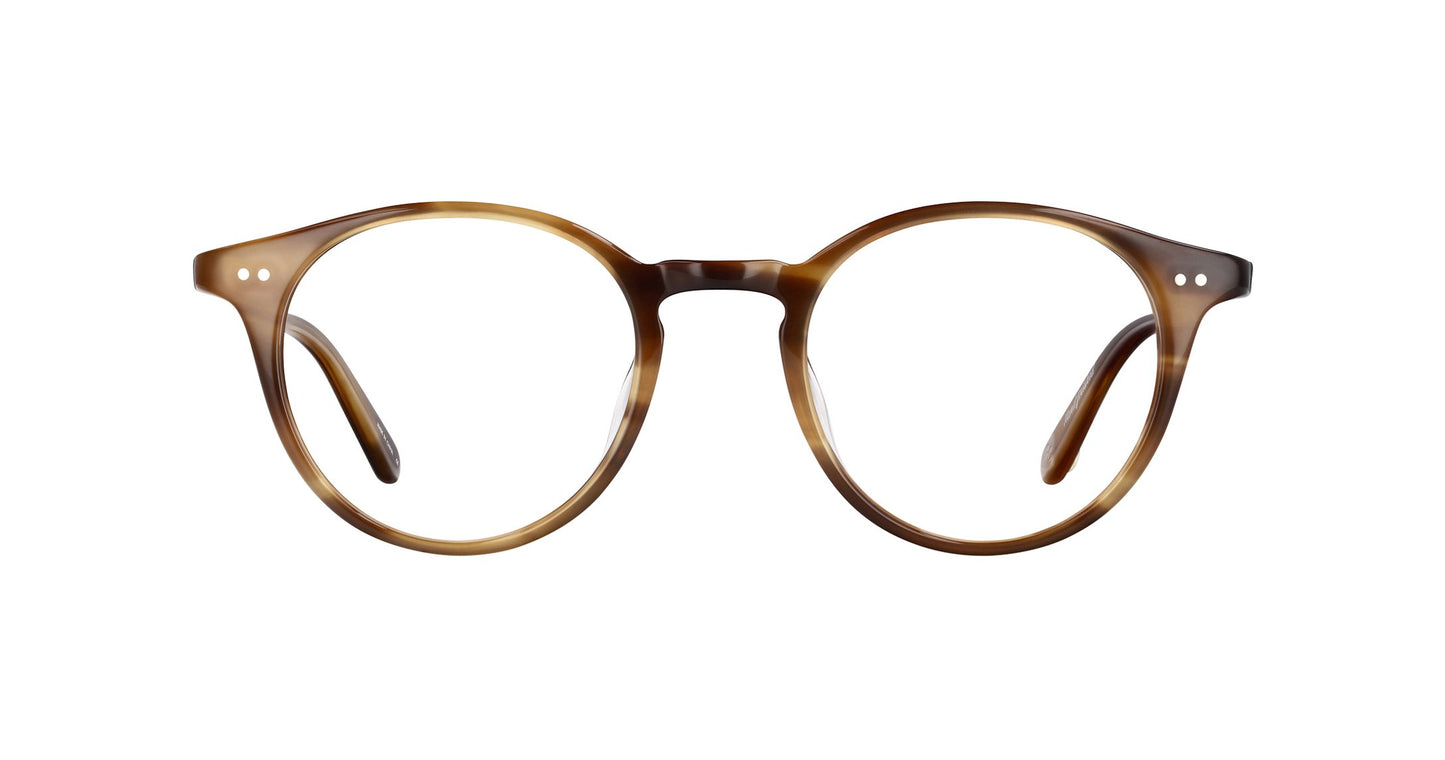 Inspired by the mid-century, Clune True Demi is a modern take on the classic P3 eyeglass silhouette, with a distinctive round shape and lightweight acetate construction. Hand Finished in LA. 
