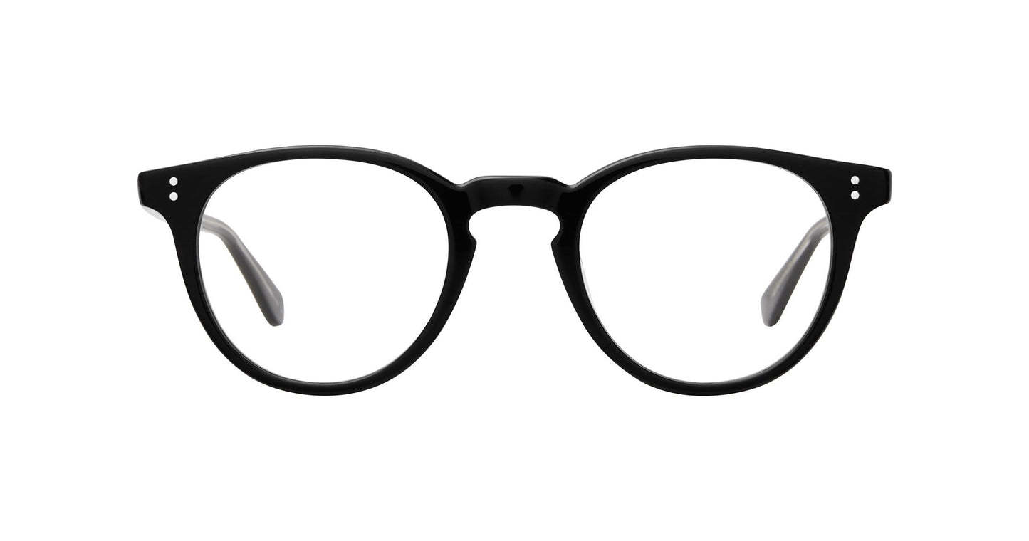 A bold silhouette and minimal hardware make the Clement Black striking in its simplicity. Thoughtfully pared back with a new temple design, these eyeglasses evoke the spirit of Andy Warhol. Handcrafted in California. 