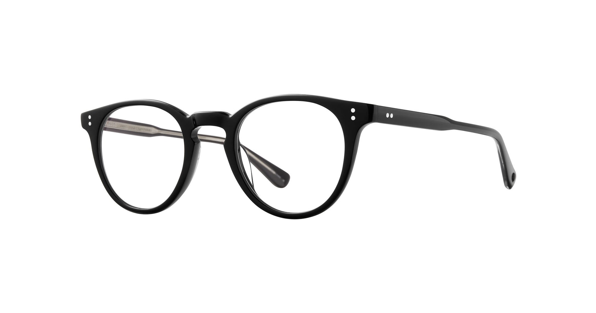 A bold silhouette and minimal hardware make the Clement Black striking in its simplicity. Thoughtfully pared back with a new temple design, these eyeglasses evoke the spirit of Andy Warhol. Handcrafted in California. 