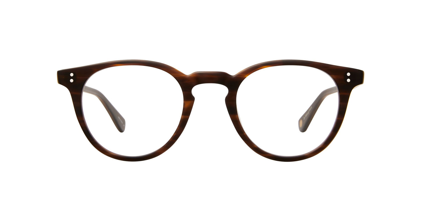 A bold silhouette and minimal hardware make the Clement Matte Brandy Tortoise striking in its simplicity. Thoughtfully pared back with a new temple design, these eyeglasses evoke the spirit of Andy Warhol. Handcrafted in California. 